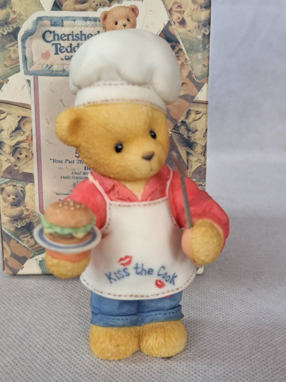 CHERISHED TEDDIES YOU PUT THE SPICE IN MY LIFE DENNIS #510963 BBQ CHEF COOK